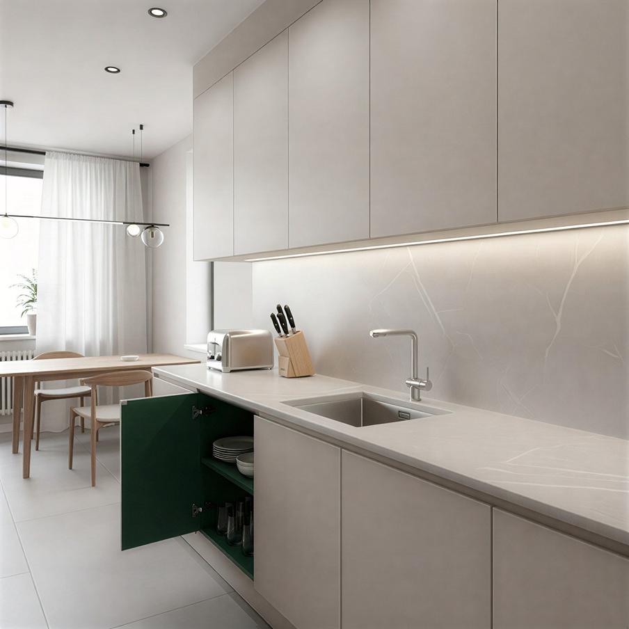 Скрытый цвет работает как инструмент персонализации, позволяя сохранить визуальную целостность интерьера и одновременно внести элемент индивидуальности.