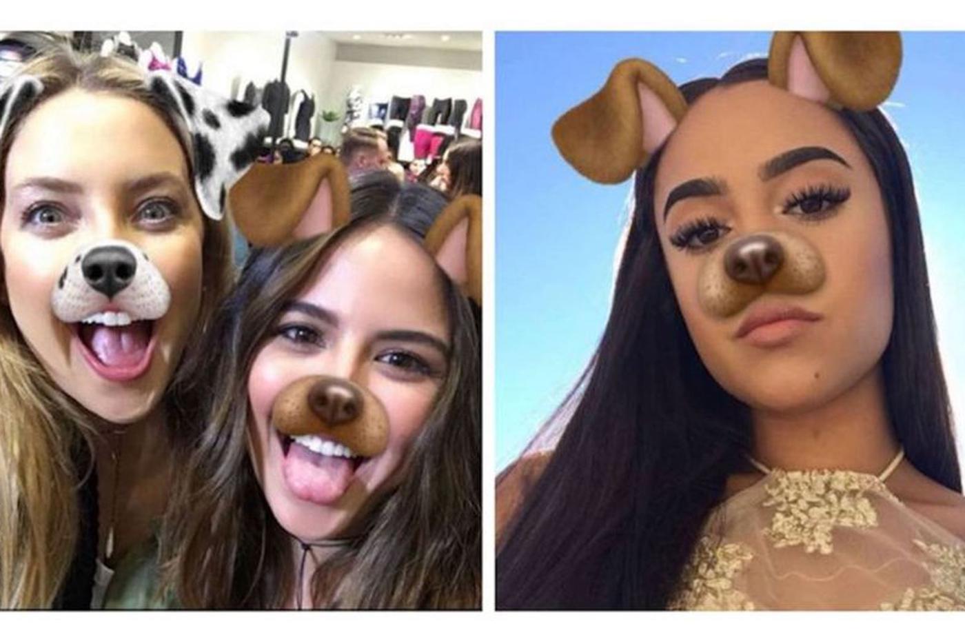 Легендарные маски щенков из Snapchat.