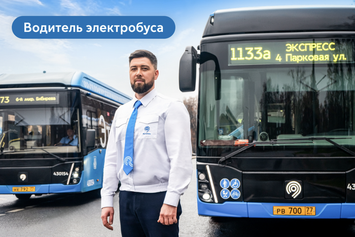 Более 3,8 тысяч человек устроились водителями автобусов и электробусов в Москве в 2025 году