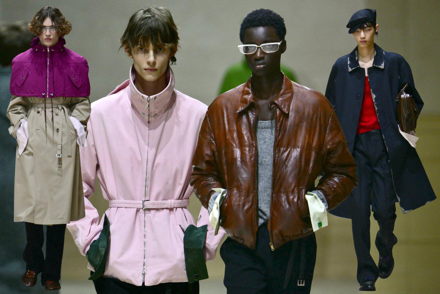 Модели на показе Prada.