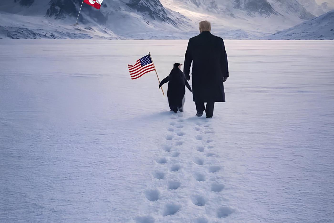 Белый дом допустил курьёзную ошибку в очередной публикации, посвящённой возможному присоединению Гренландии к США