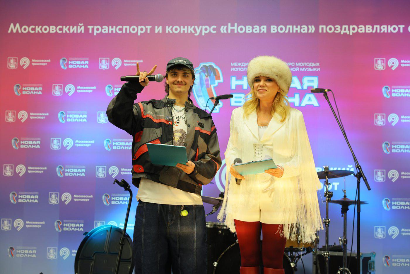 Александр Филин и Олимпиада Тетерич сдружились на «Новой волне» в Казани, а теперь вместе ведут концерты