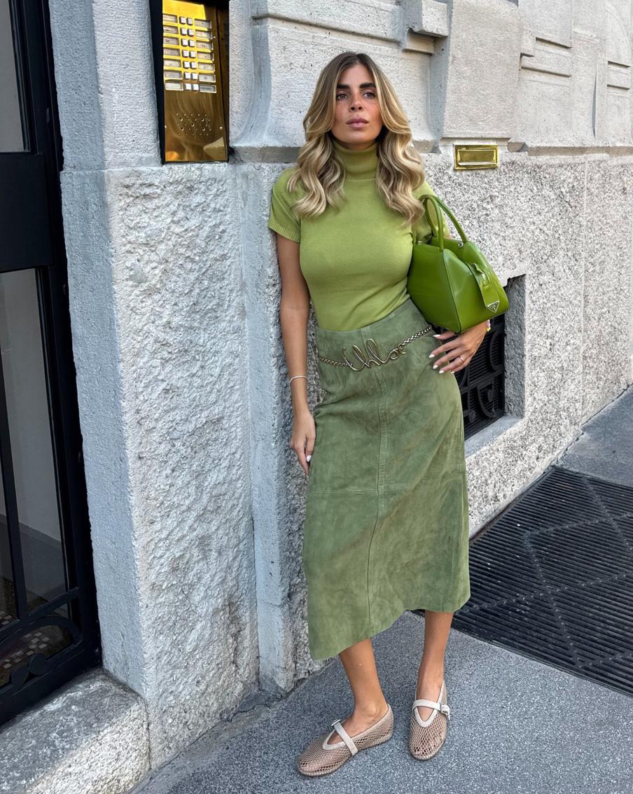 Зелёные тона отвечают тенденции на натуральность.