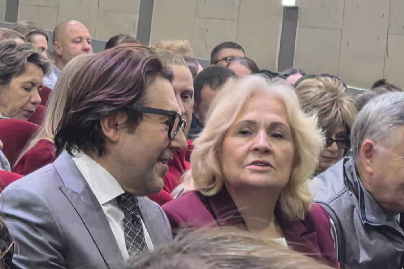 Андрей Малахов на спектакле "Гранатовый уксус".