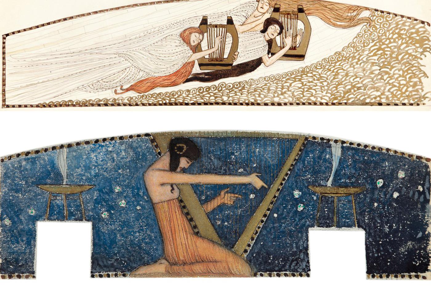 И. А. Иванов-Шиц. Эскизы декоративных панно для  Московского Купеческого собрания на Малой Дмитровке. 1907–1909 гг.