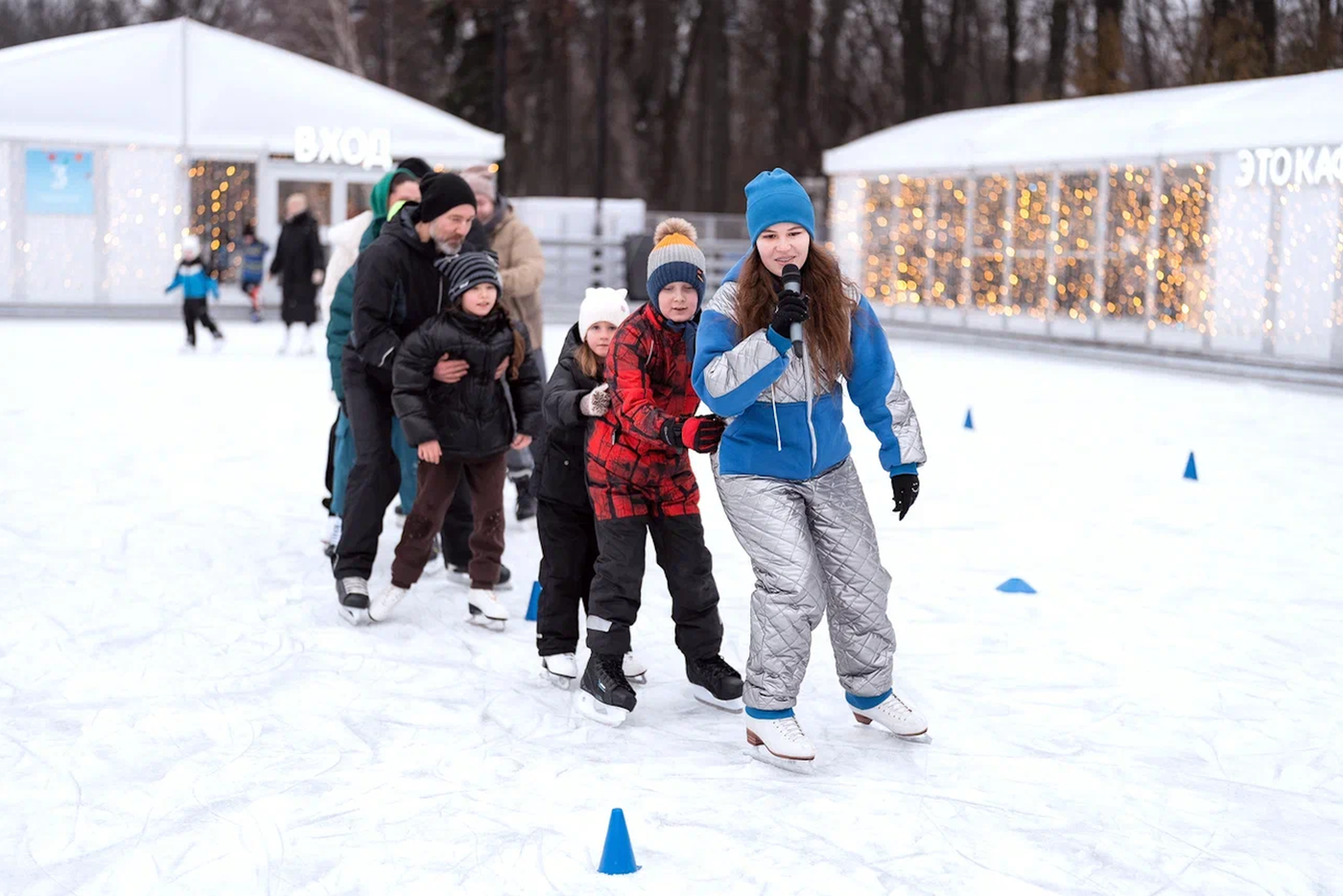 Мастер-класс по фигурному катанию можно бесплатно посетить на катке Северного речного вокзала.