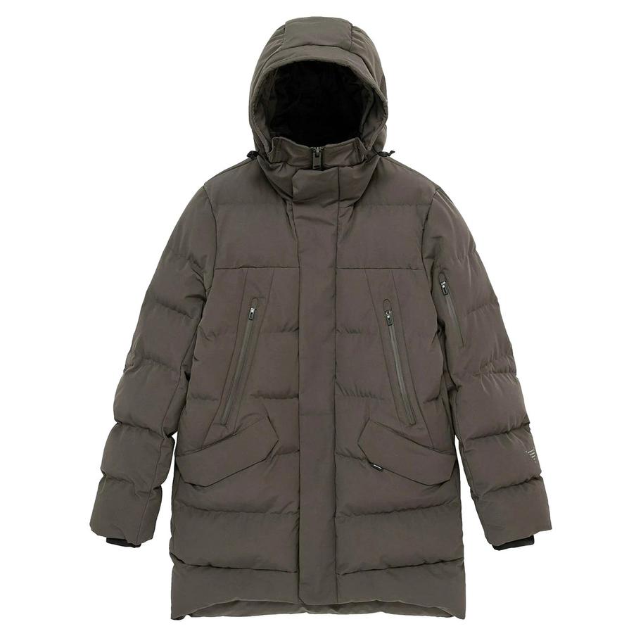 Удлинённый пуховик Krakatau (27 990 ₽)