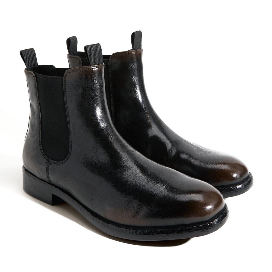 Кожаные челси на натуральном меху Maison David (14 410 ₽)