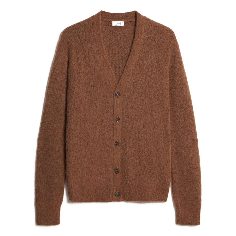 Кардиган из шерсти альпаки Lime (7999 ₽)