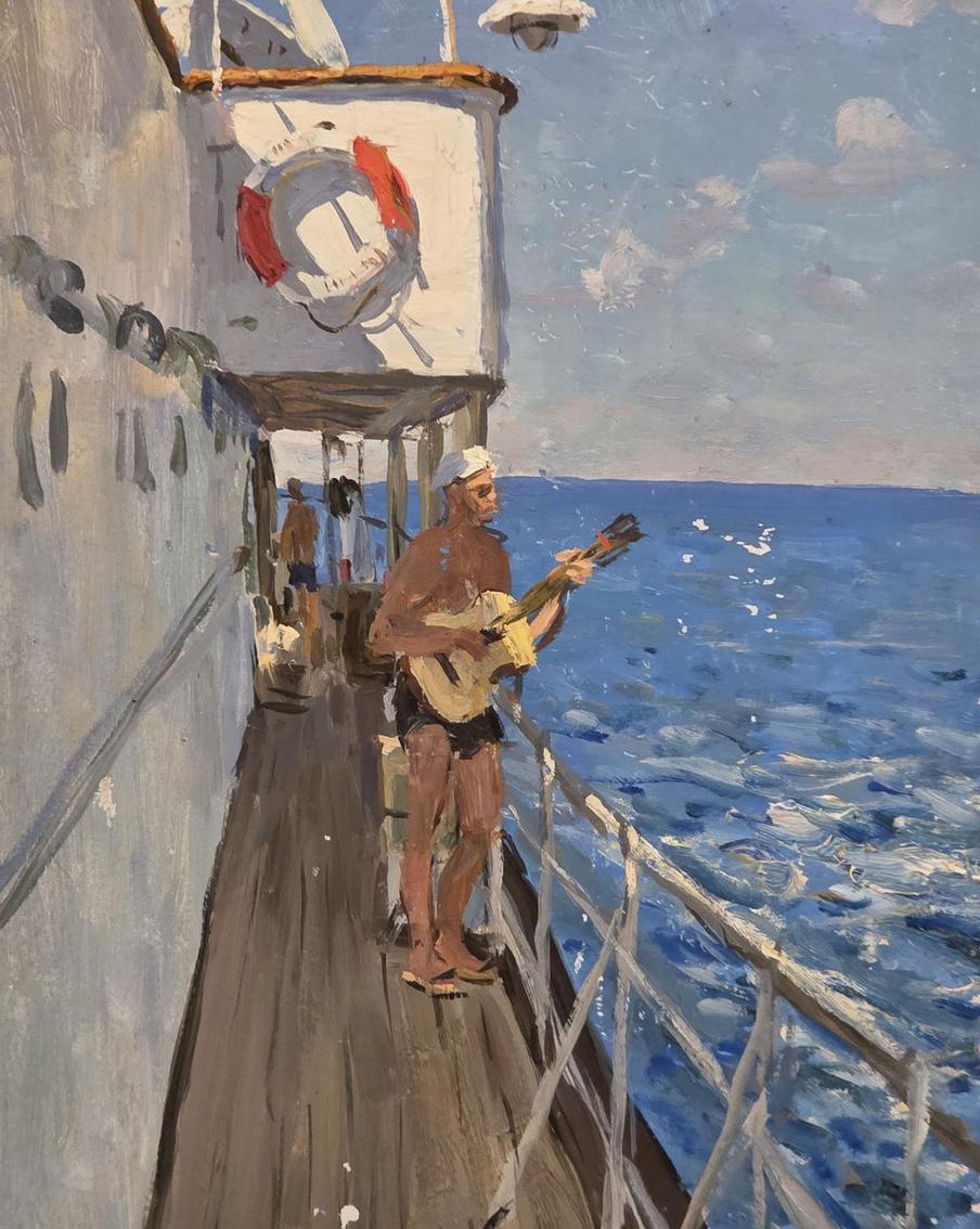 Макс Бирштейн. "На палубе".
