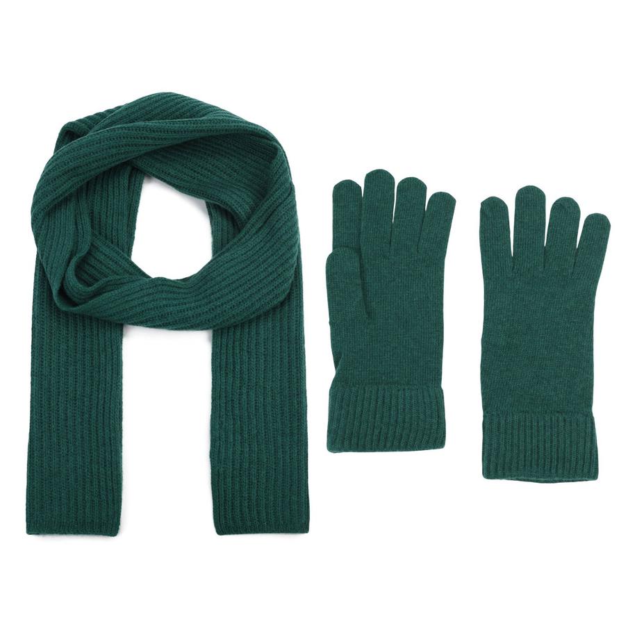 Шарф и перчатки из мериноса United Colors of Benetton (6256 ₽)