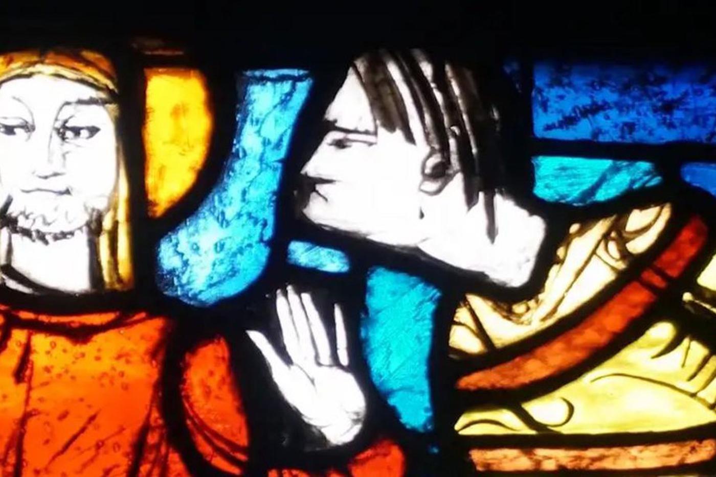 На фреске незаконченный Ленин превратился в барбера.