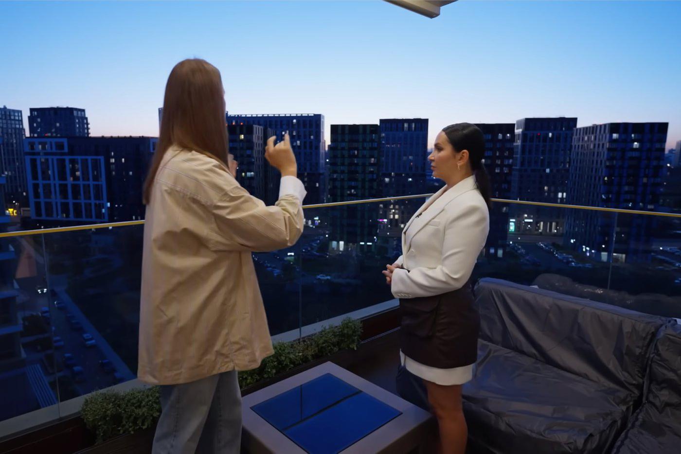 Роскошный вид с террасы.