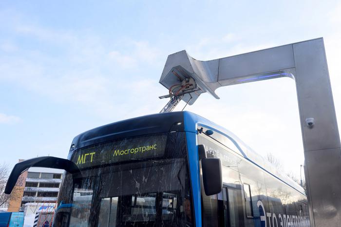 В Москве установлено больше 460 ультрабыстрых станций для электробусов