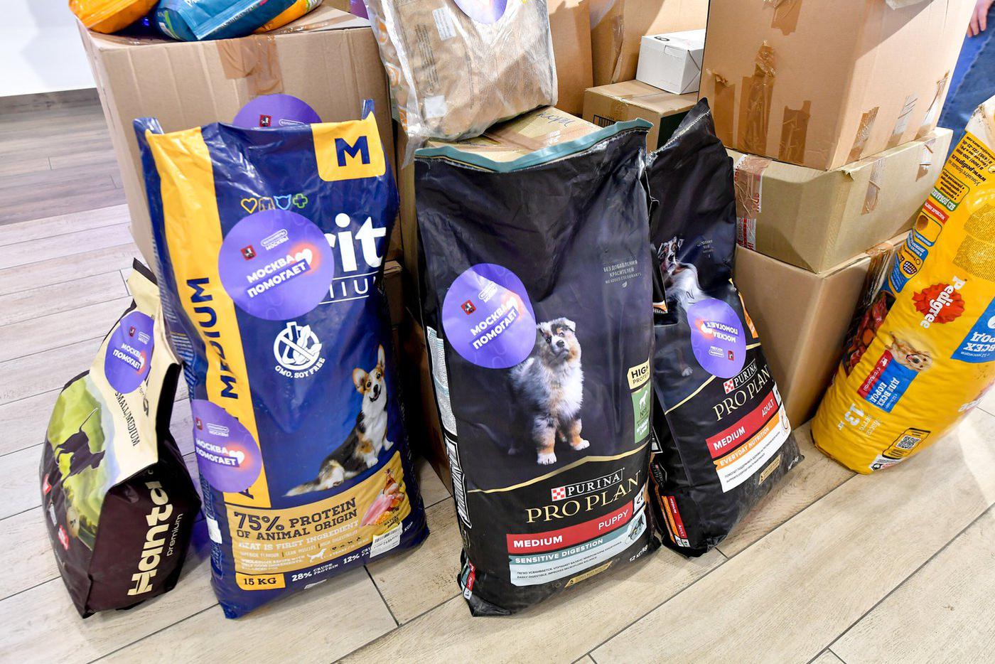 В Зюзине собрали специальную помощь для поддержки животных в зоне СВО