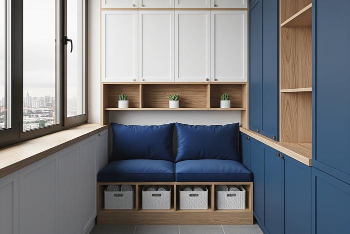 Используем балкон как место для хранения: советы дизайнера и лучшие решения