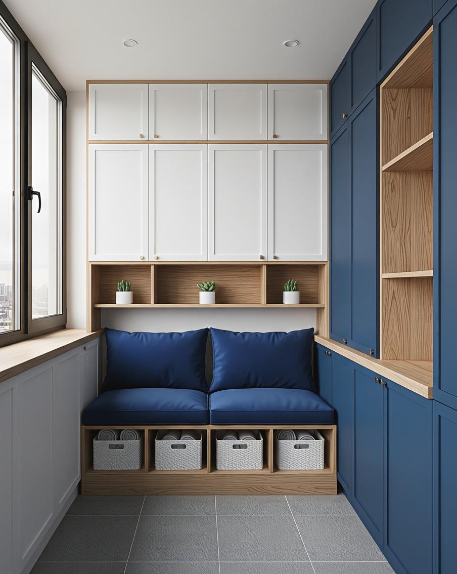 Используем балкон как место для хранения: советы дизайнера и лучшие решения