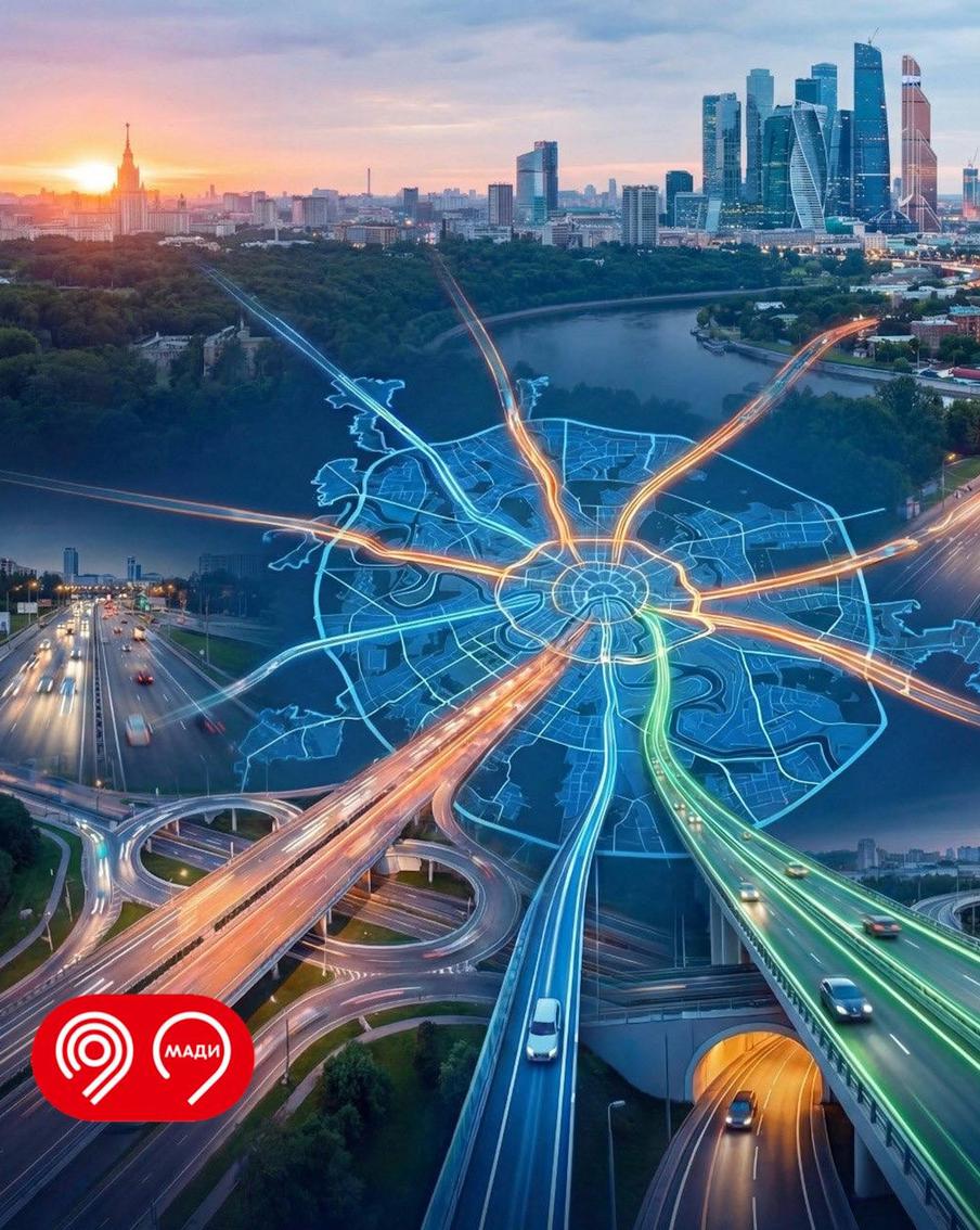 В 2025 году столичные водители реже останавливались на вылетных магистралях по сравнению с 2024 годом