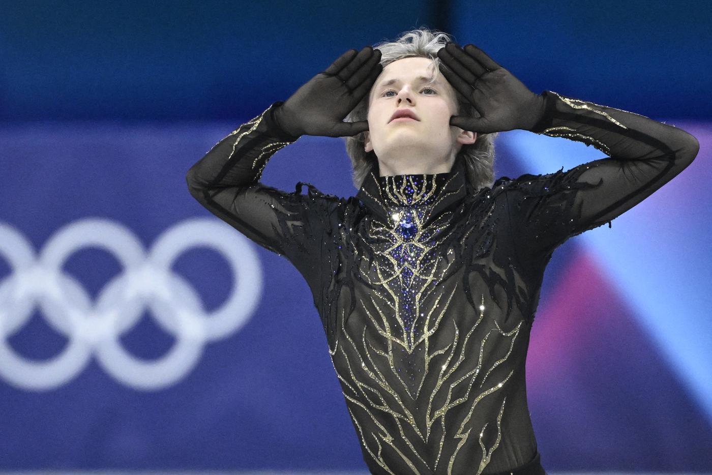 Илья Малинин – его выступление на Олимпиаде в Италии.