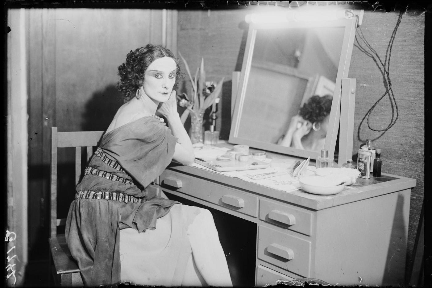 Анна Павлова на гастролях в Норвегии в 1930 году.