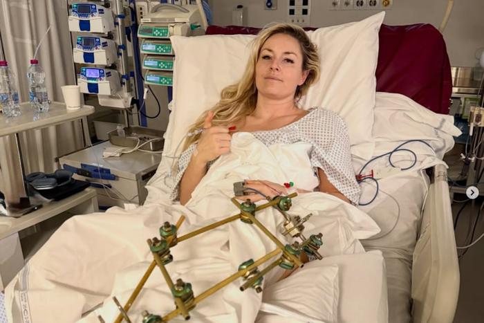 Линдси Вонн может грозить ампутация ноги после падения на Олимпиаде