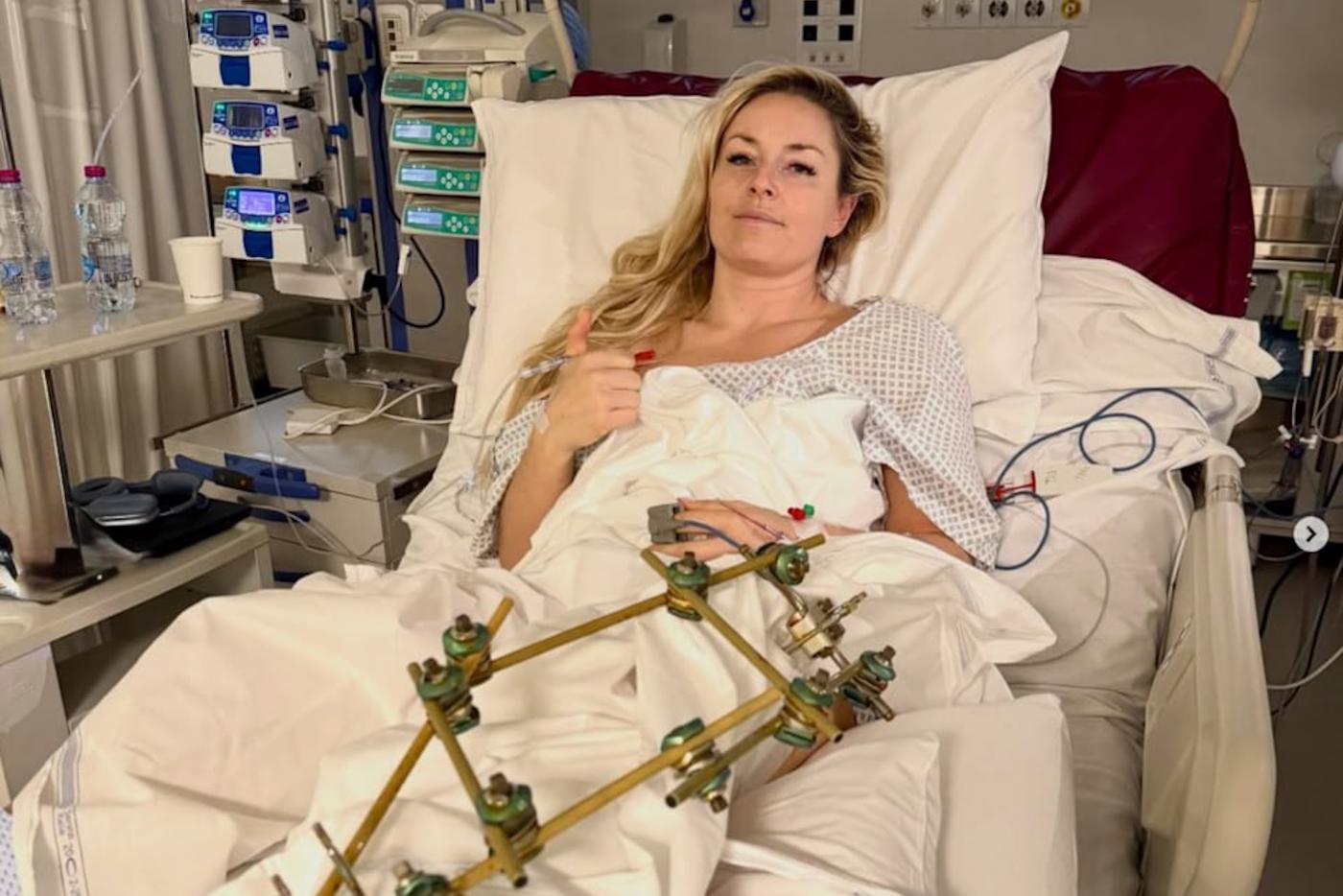 Линдси Вонн может грозить ампутация ноги после падения на Олимпиаде