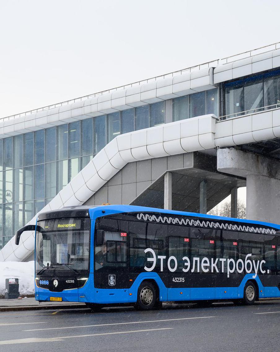 В 3 районах на востоке Москвы электробусы вышли на новый маршрут