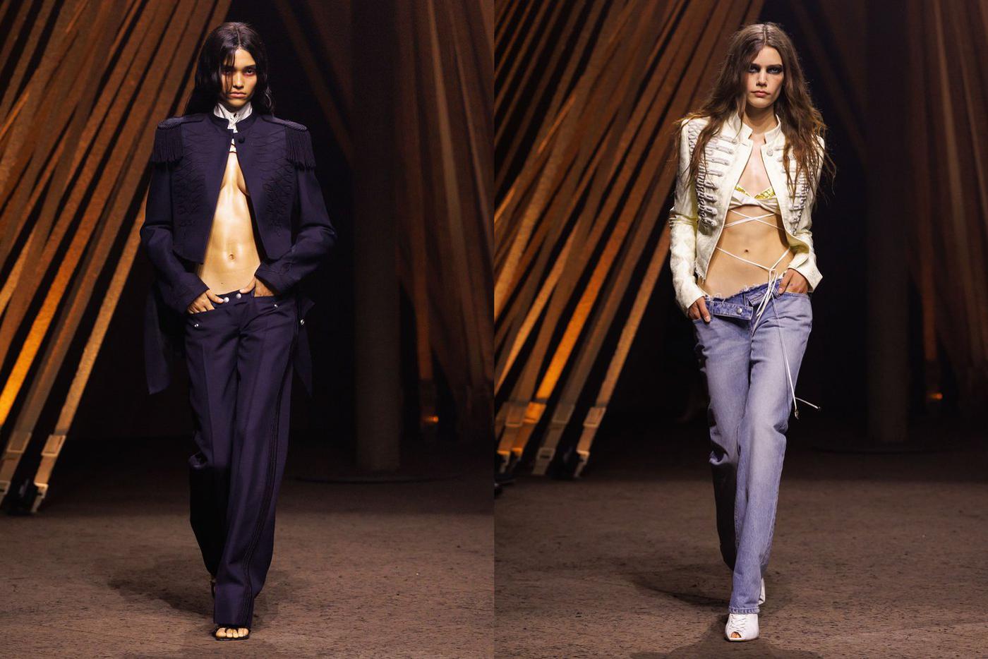 Модели на показе Alexander Mcqueen весна-лето – 2026.