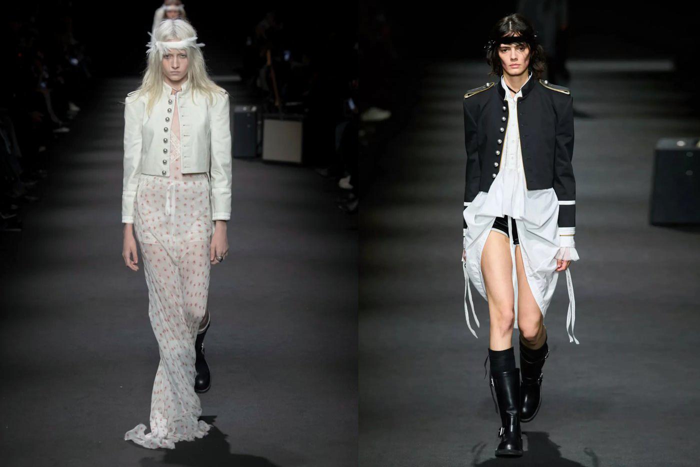 Модели на показе Ann Demeulemeester весна-лето – 2026.