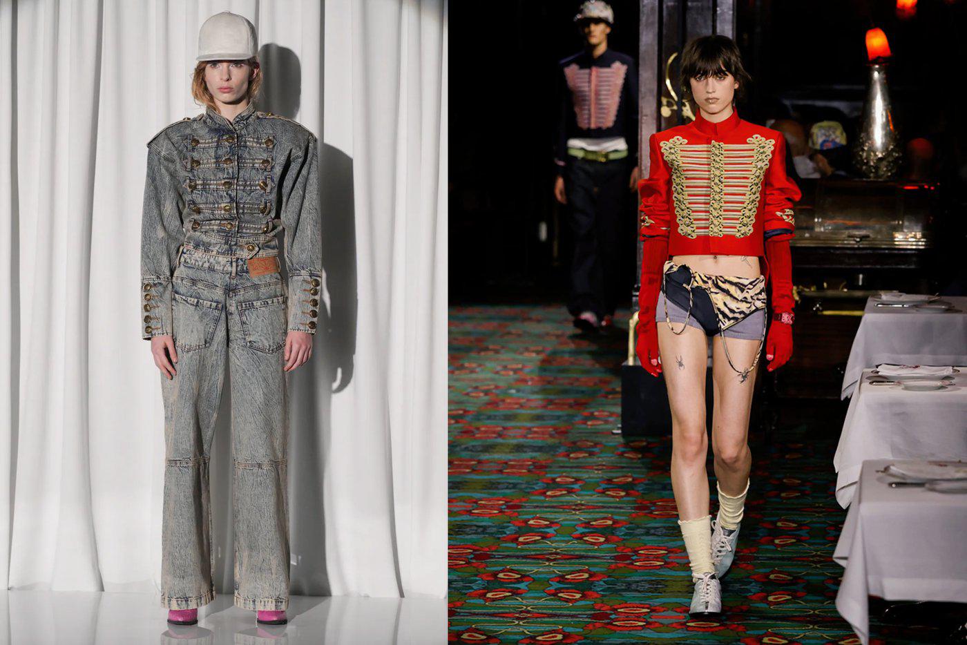 Гусарский мундир в коллекциях Vaquera и Kenzo сезона весна-лето – 2026.