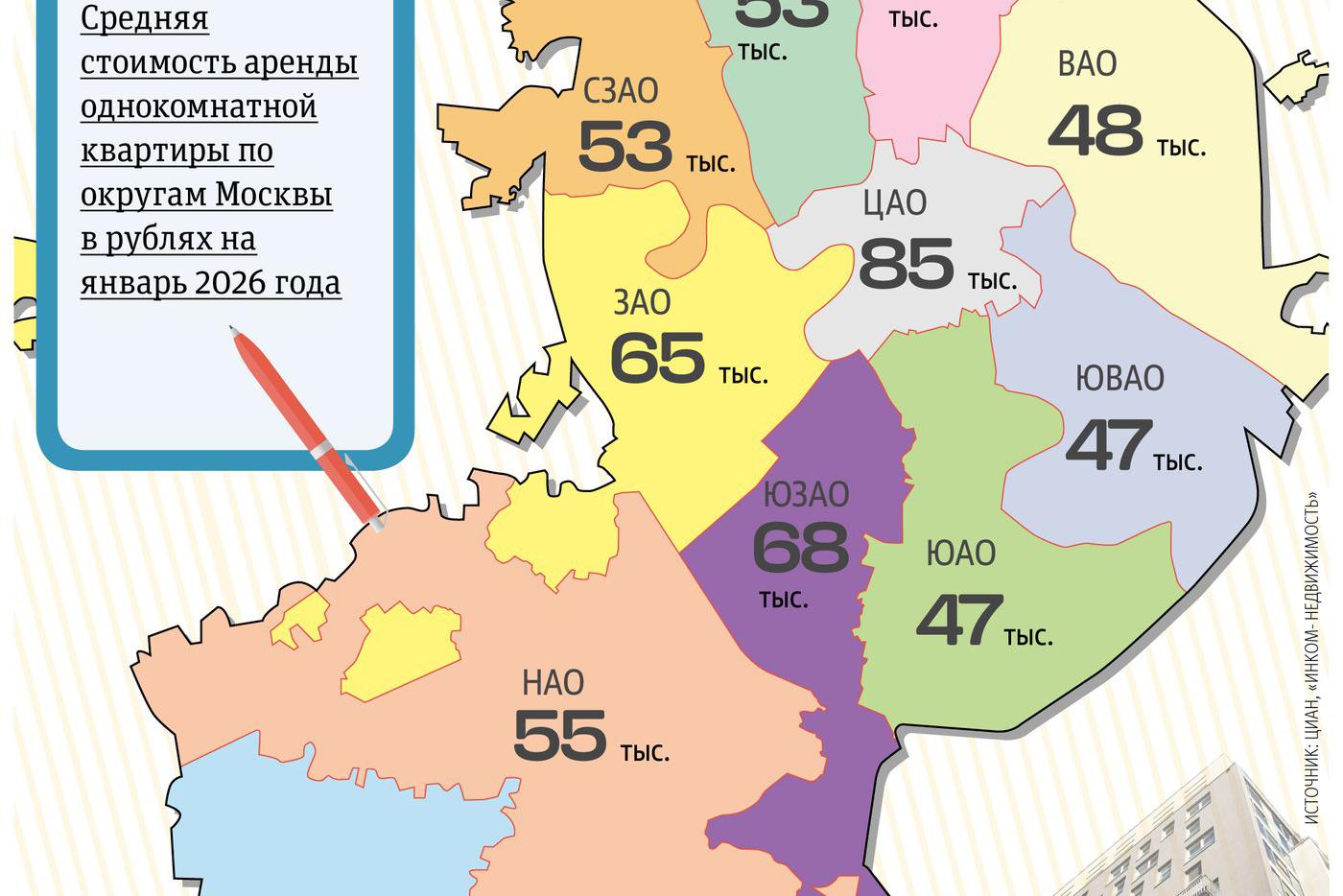 Где снять квартиру в Москве, чтобы не переплатить