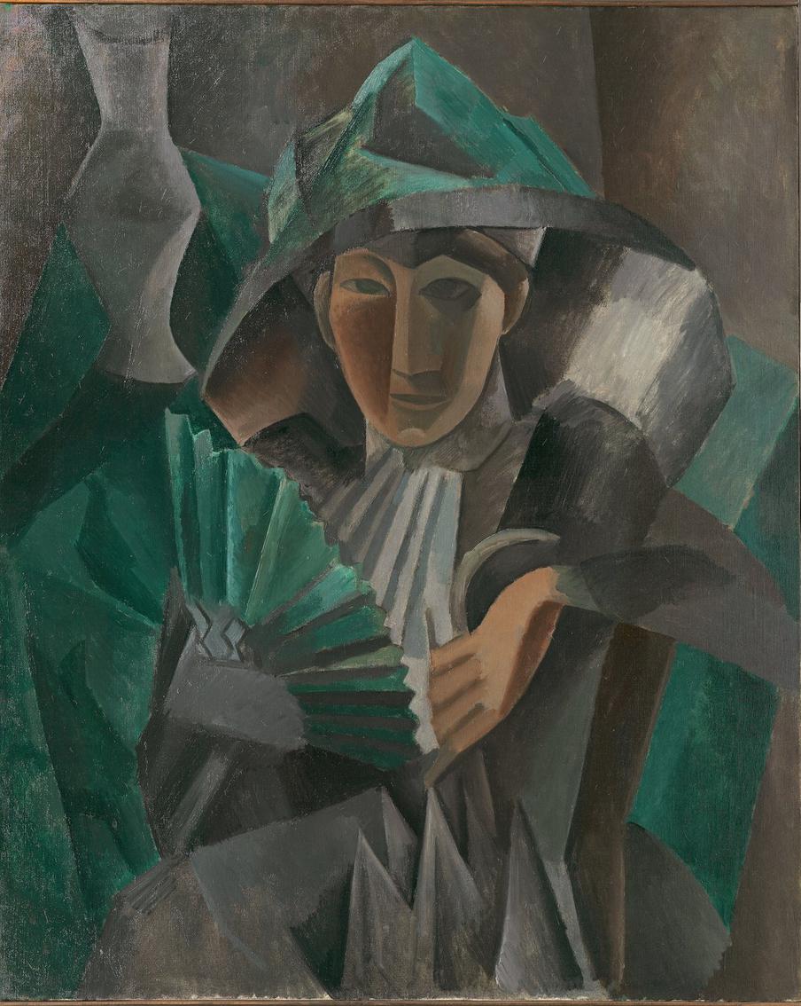 Пабло Пикассо. Дама с веером. 1909 г. ГМИИ им. А. С. Пушкина.