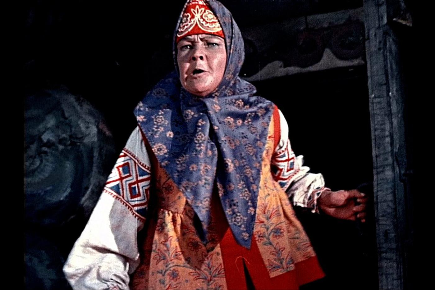 Вера Алтайская в сказке "Морозко".