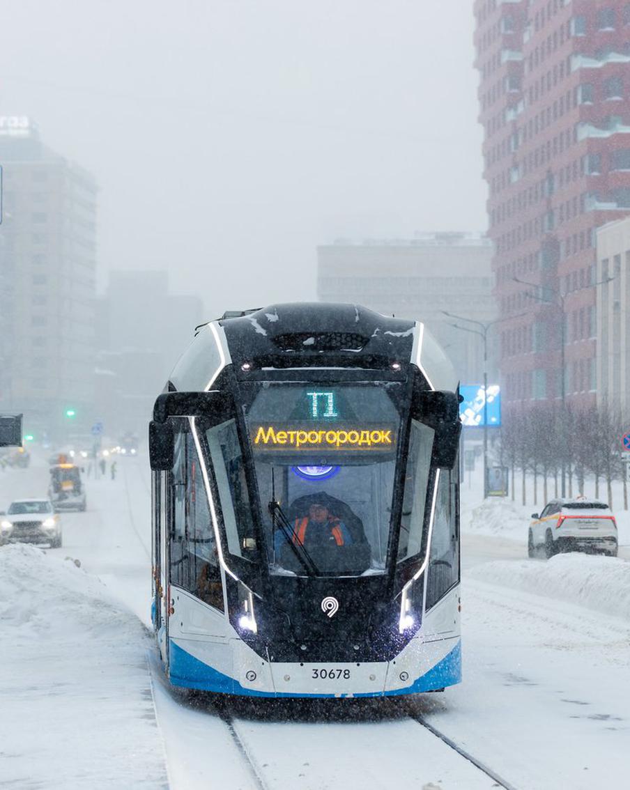 Трамвайный парк Москвы обновлён на 97%