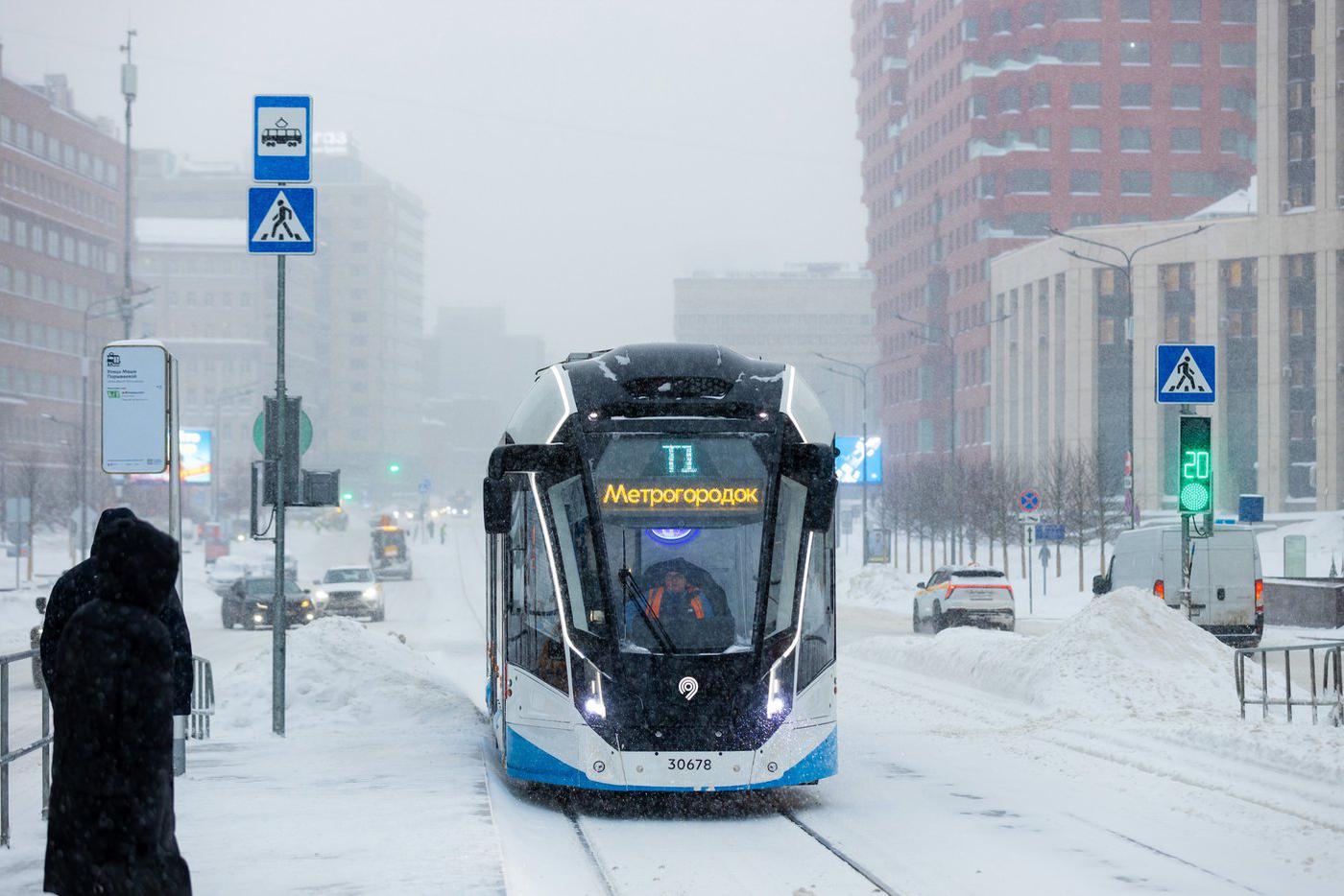 Трамвайный парк Москвы обновлён на 97%