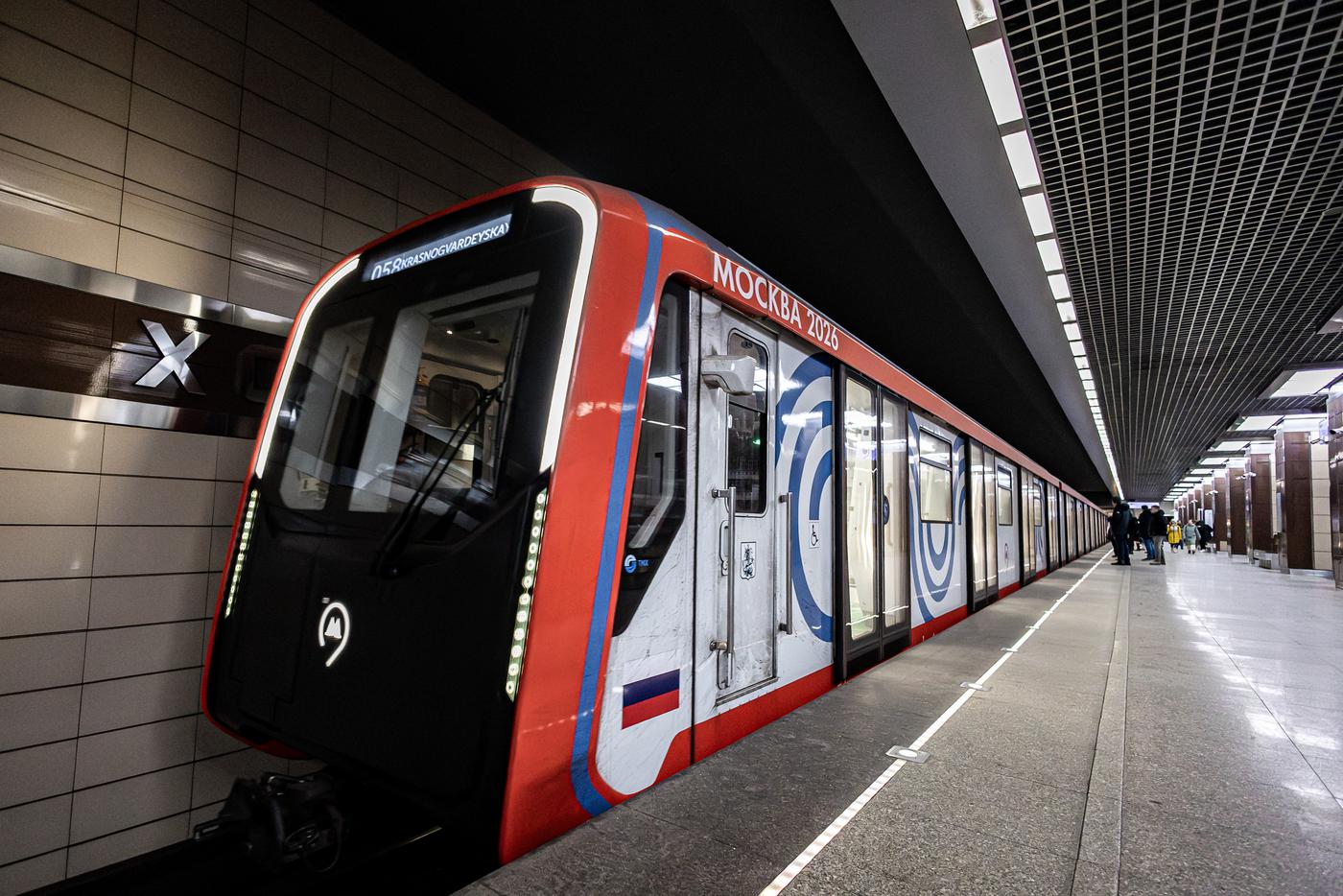 Более половины поездов московского метрополитена – составы серии "Москва"