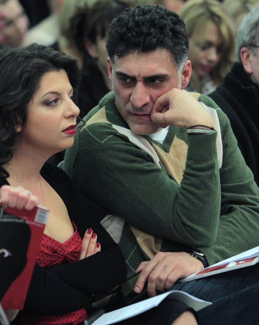 Маргарита Симоньян с Тиграном Кеосаяном.