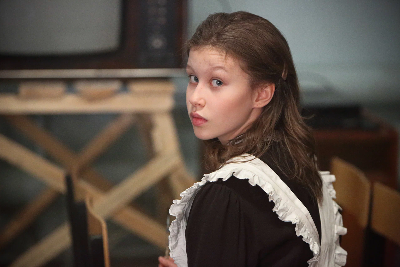 Аня Пересильд в роли Айгуль.