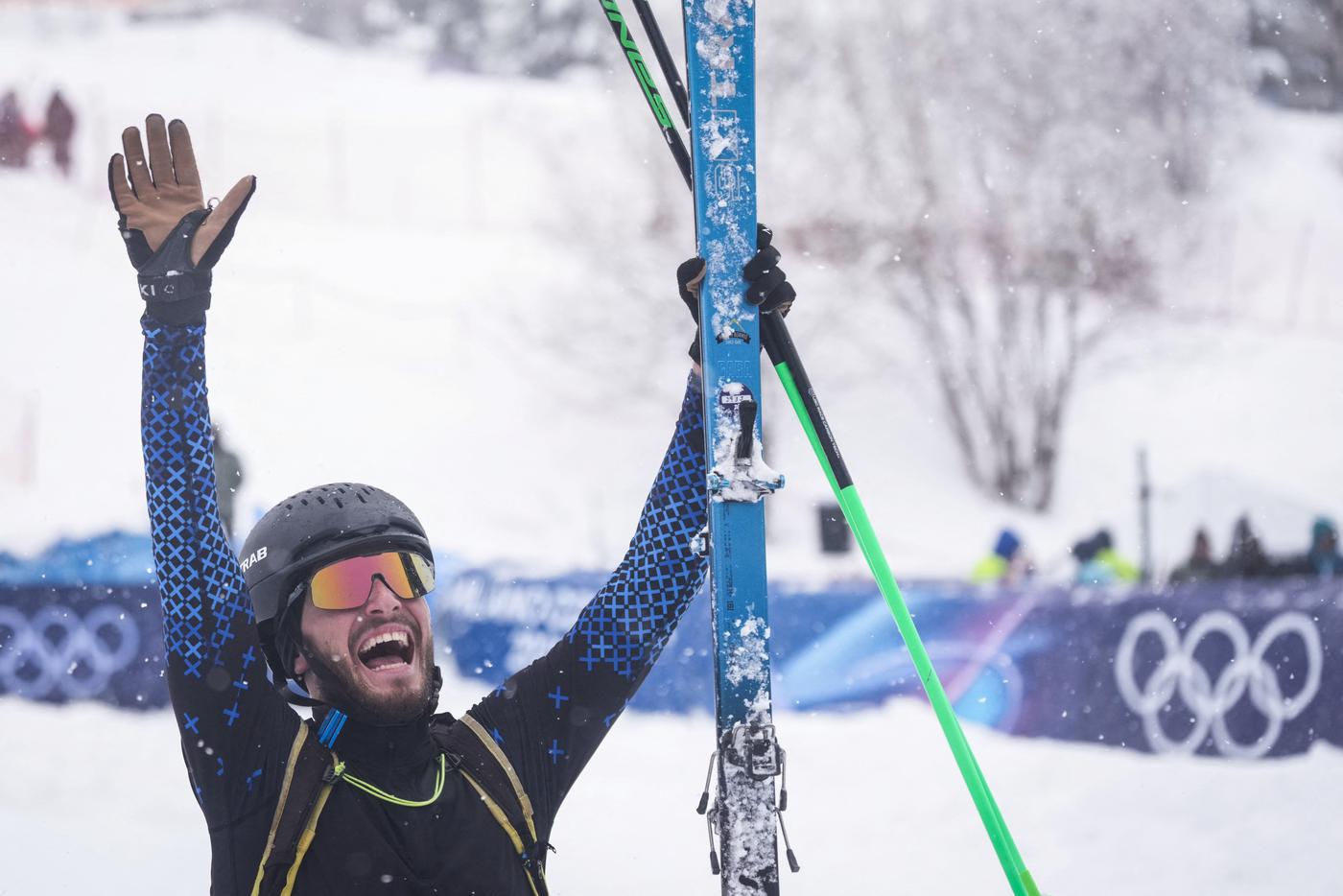 Никита Филиппов после финиша.