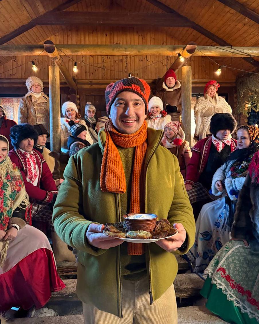 Сытно было и на съёмках клипа к саундтреку картины "Драники".