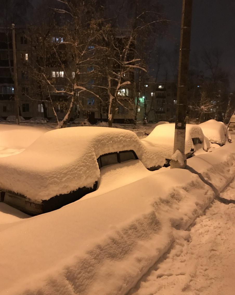 Москва вновь утонула в снегу – высота сугробов побила рекорд последних лет