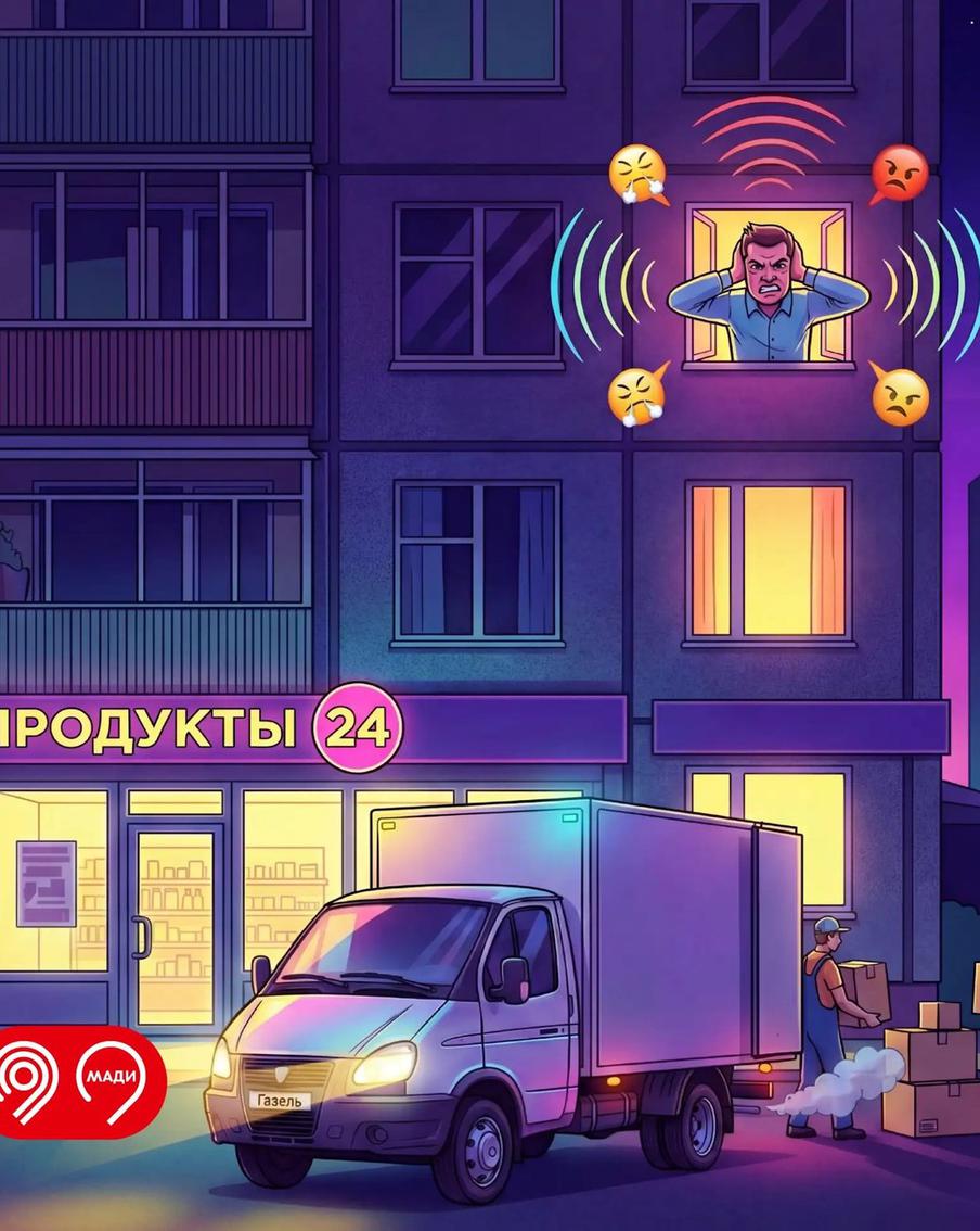 Максим Ликсутов рассказал об ответственности за шумную разгрузку и погрузку товаров ночью