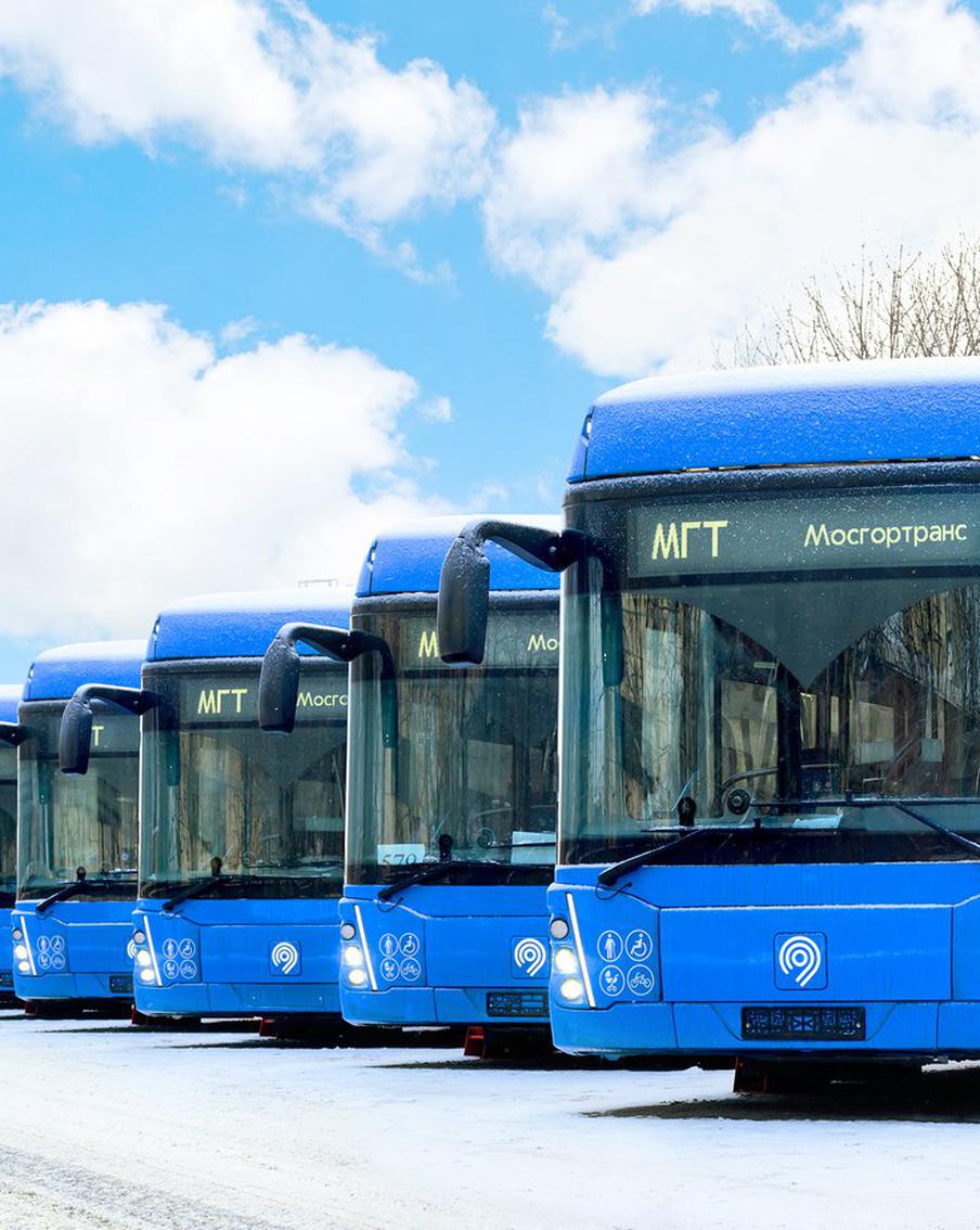 В Москву начали приходить современные электробусы ЛиАЗ-6274