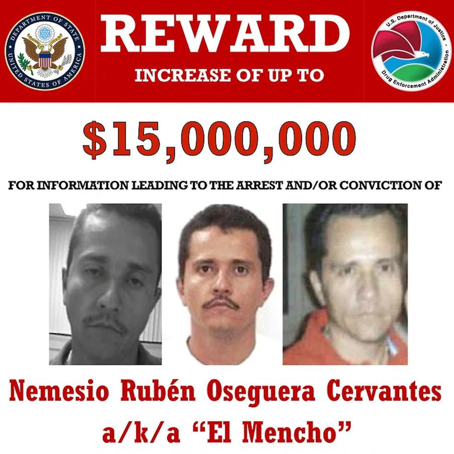 Госдеп предлагал $15 млн за информацию об Эль Менчо.