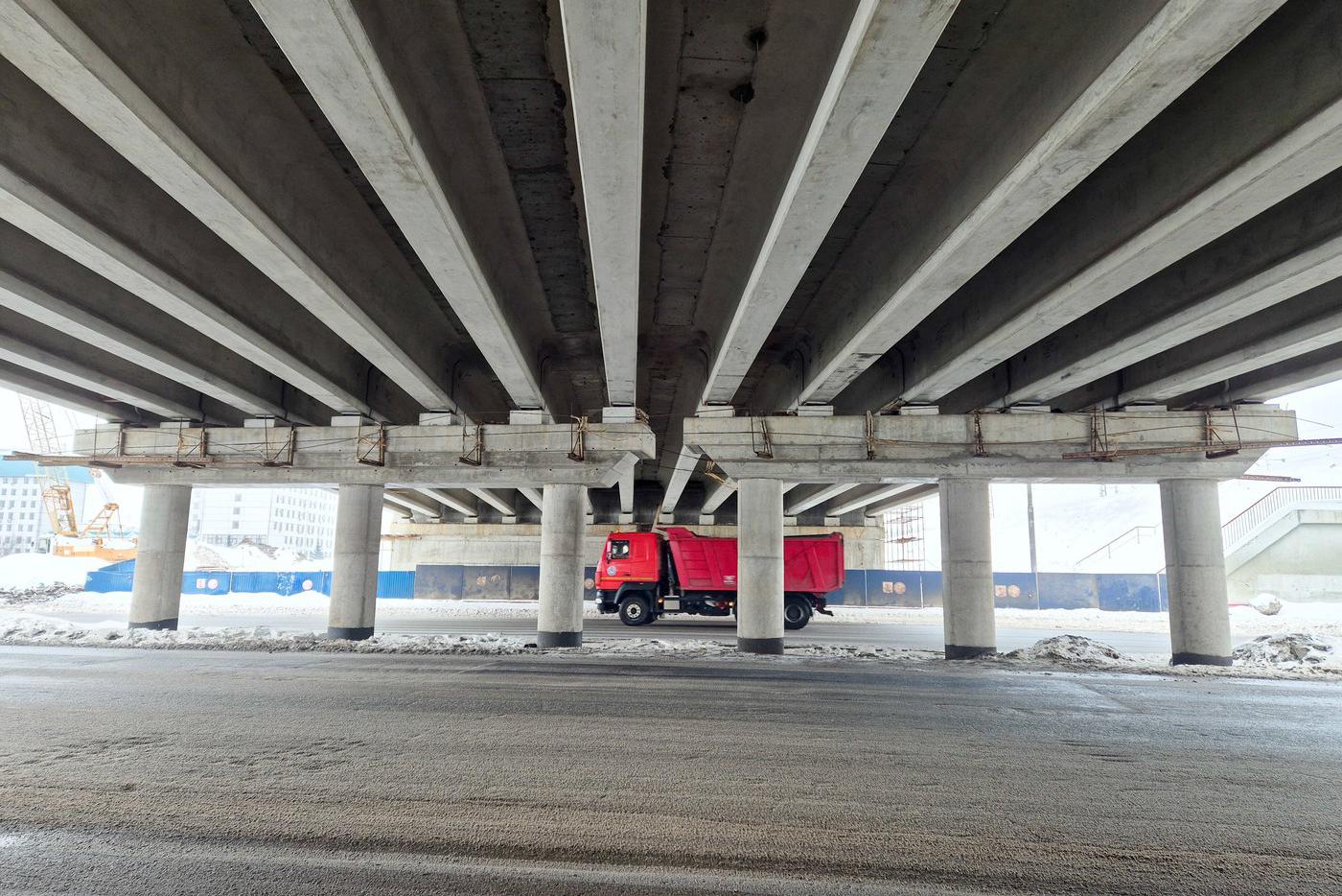 Сергей Собянин: новый путепровод над Южной рокадой будет готов до конца года