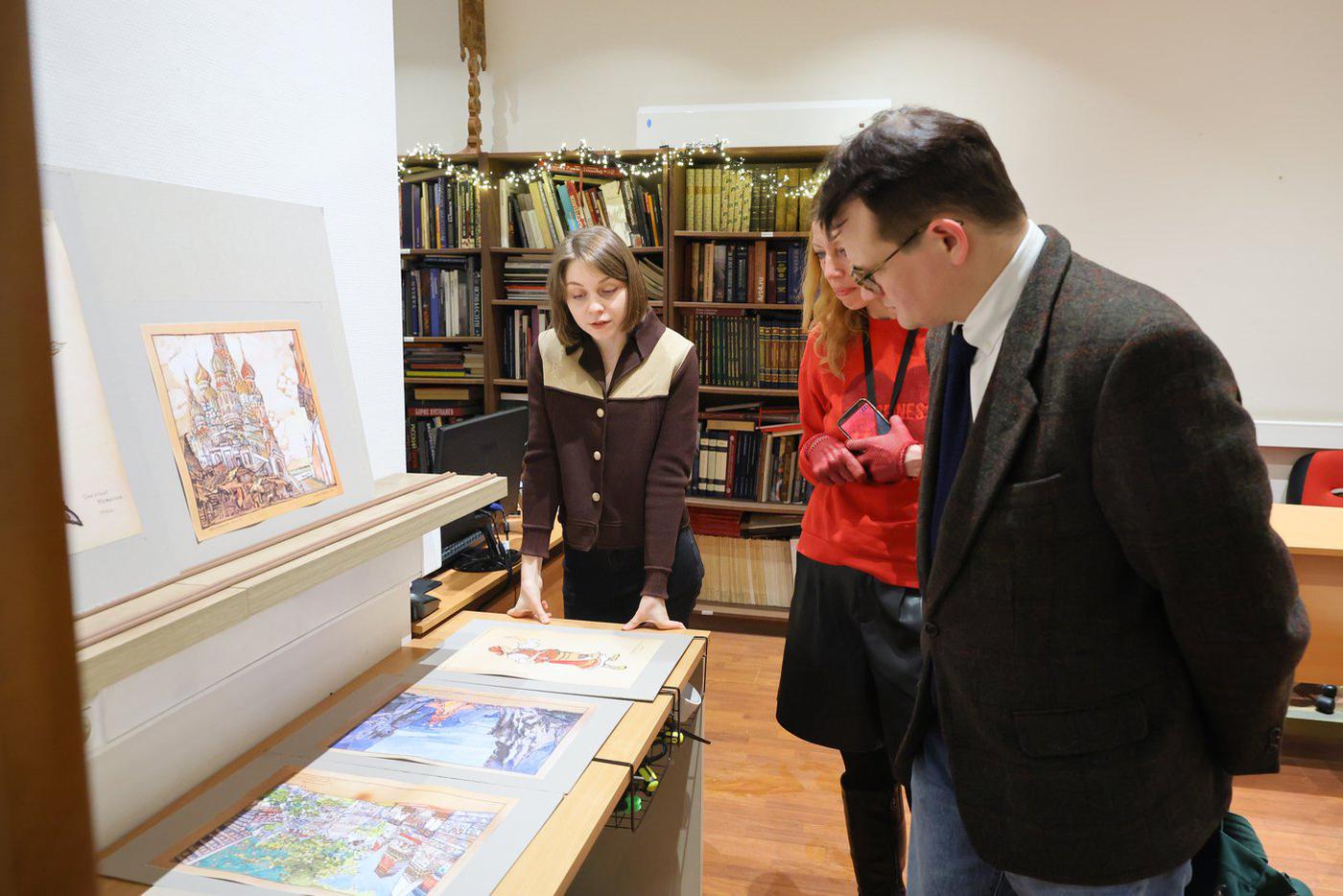 Коллекция иллюстраций Константина Коровина – большая гордость Центра.