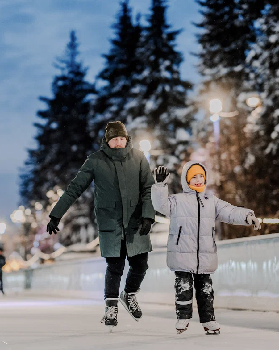 Каток на Северном речном вокзале будет работать до 1 марта включительно