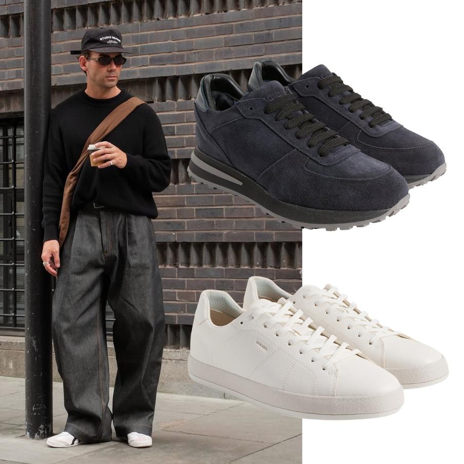 Кроссовки Dino Bigioni (17 840 ₽) / кеды GEOX (13 490 ₽)