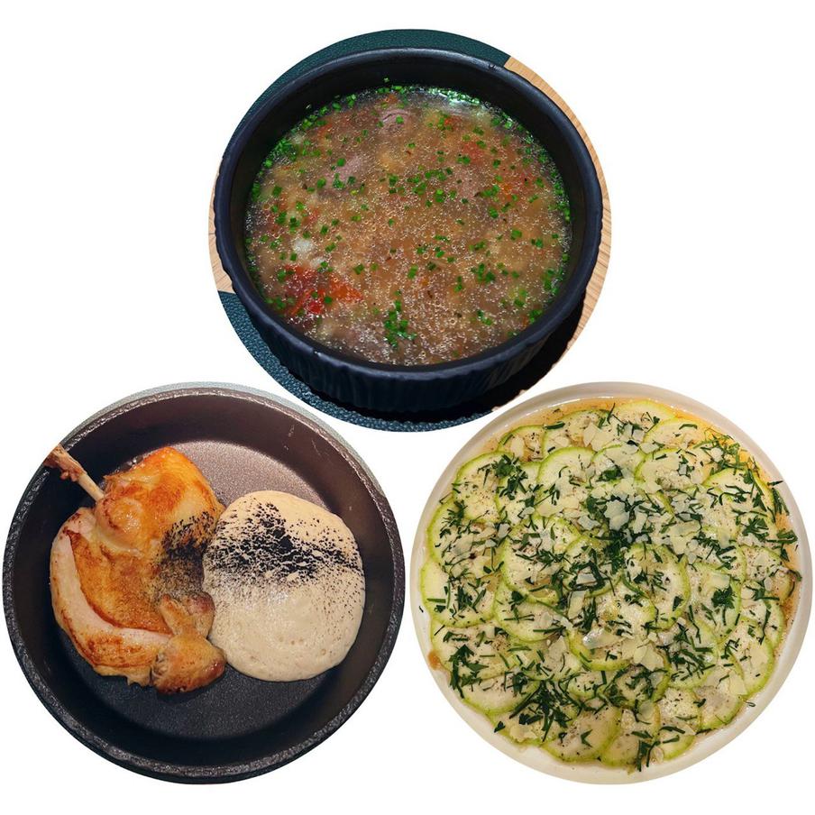 Ужин вышел чуть более, чем 3 тысячи рублей. Было крайне сытно, а одной тарелкой лепестков из кабачков с пармезаном можно наесться на весь день.