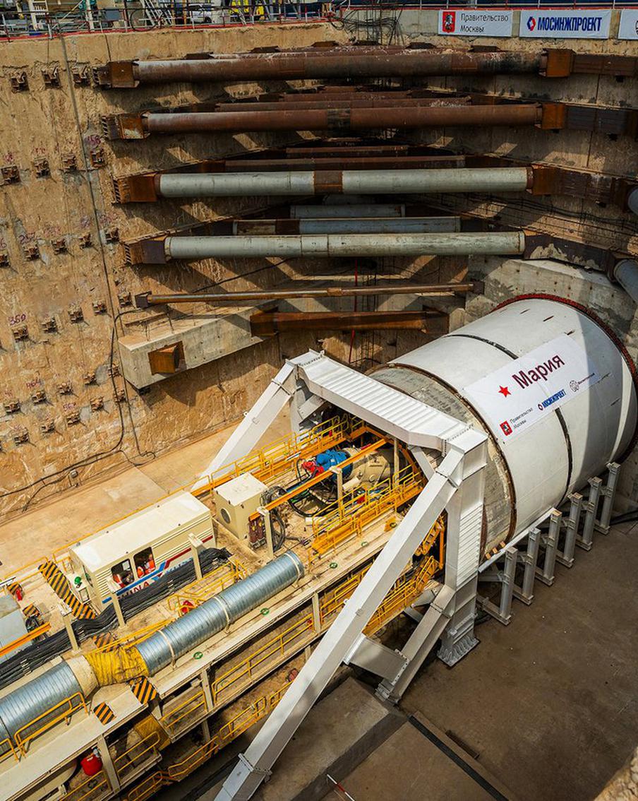 Владимир Ефимов: проходка тоннеля между станциями "Липовая Роща" и "Строгино" выполнена более чем на 40 процентов